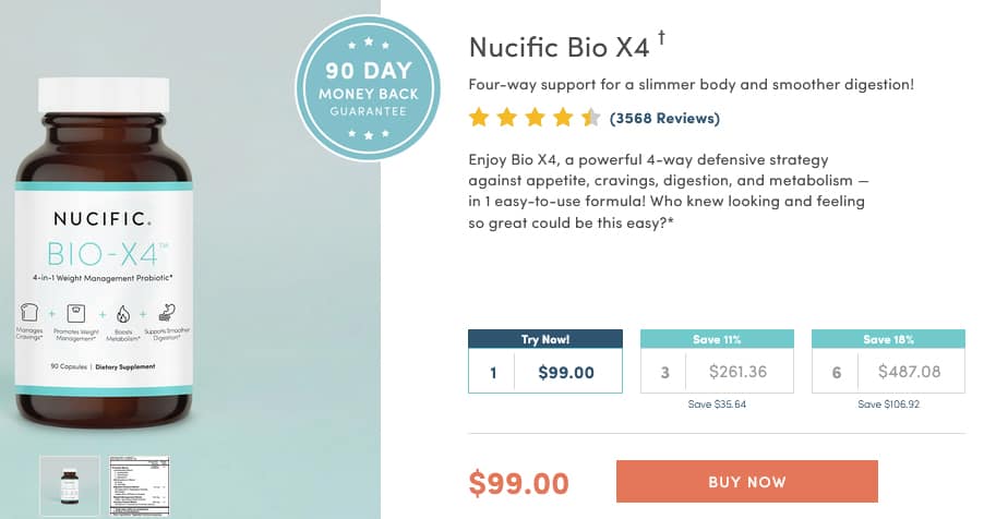 Nucific Bio X4 Pricing