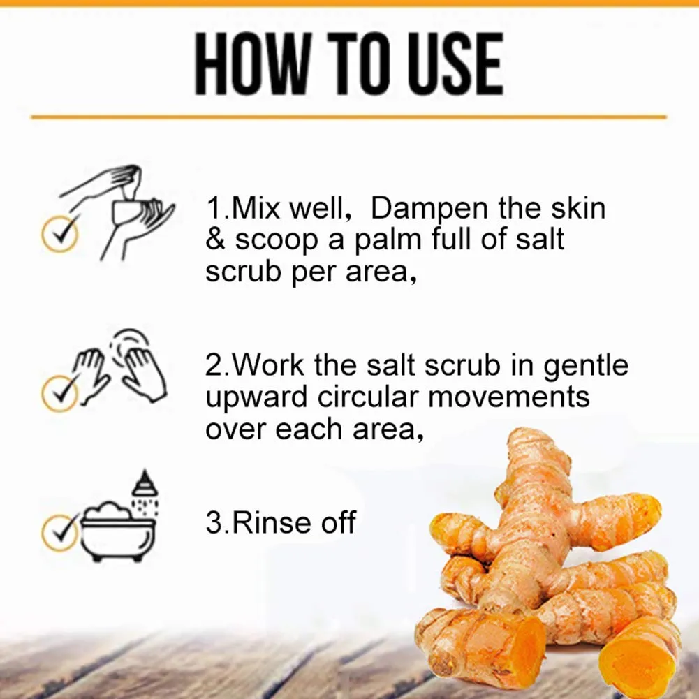 Uses of DIY Turmeric Body Scrub