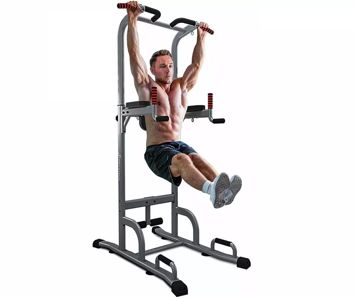 Doing Pull-Ups on Power Towers - Best dip bars for home use