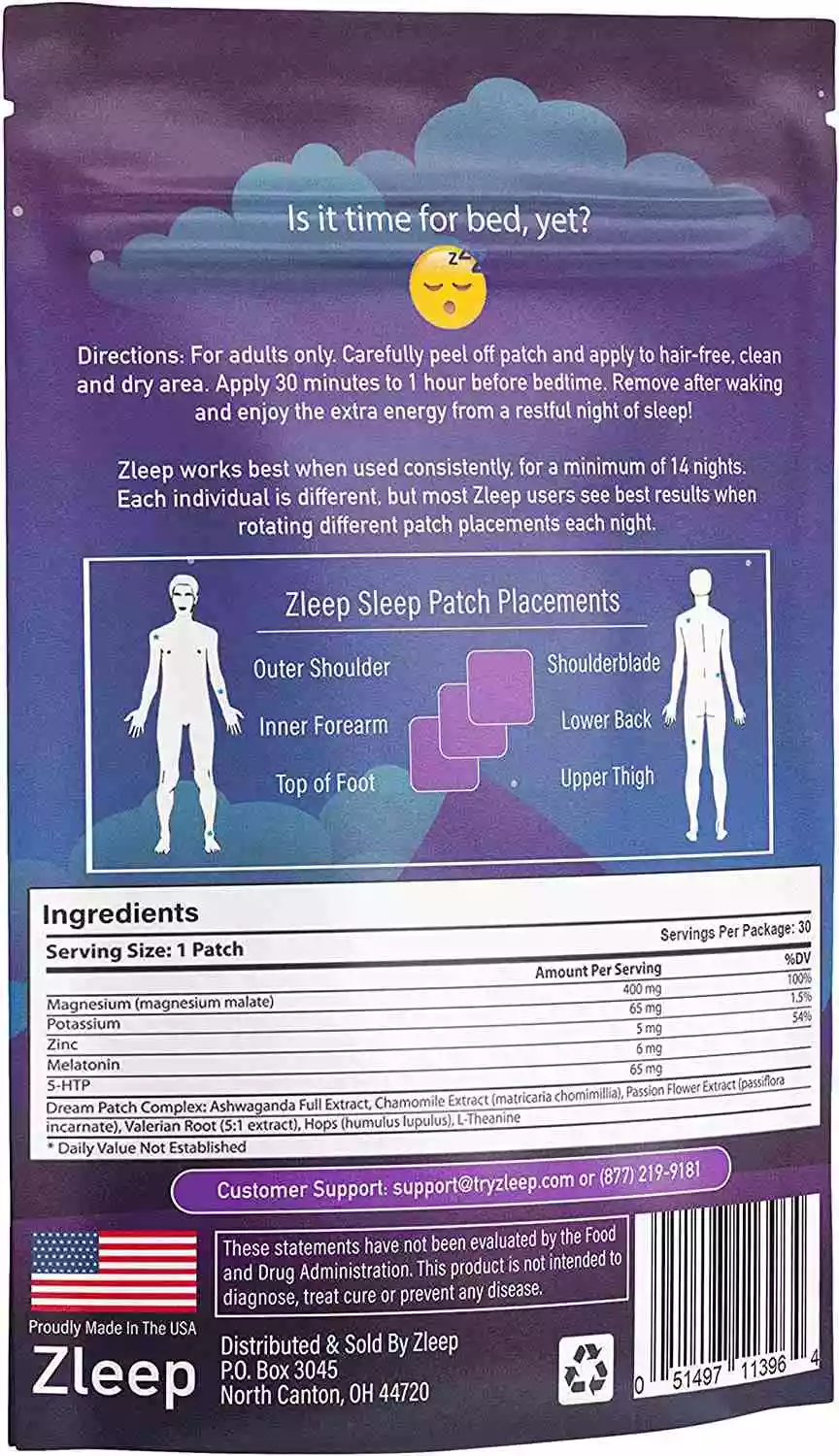 Zleep Ingredients