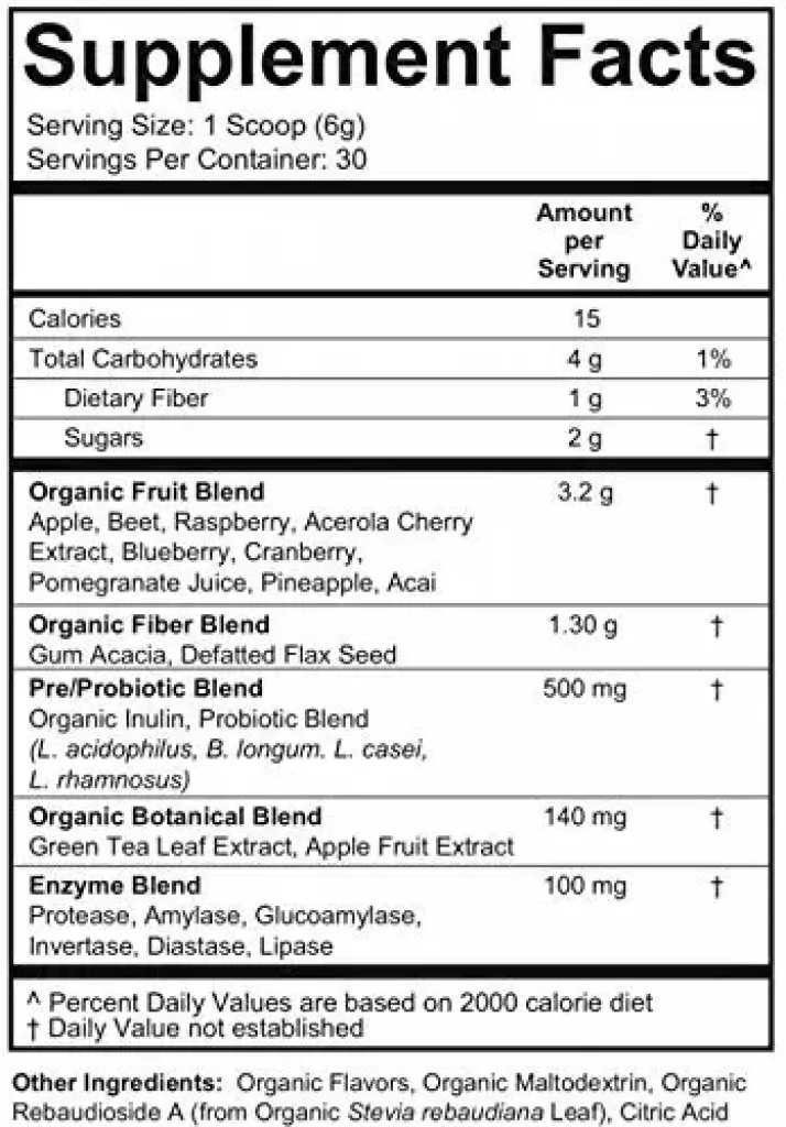 Divine Health’s Organic Red Supreme food Ingredients