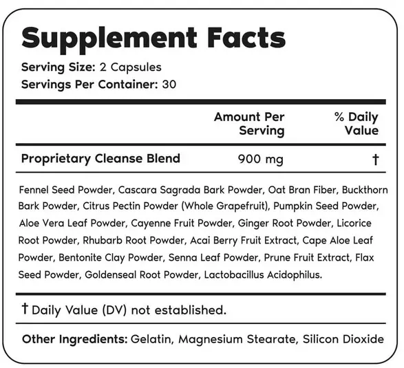 Ingredients in Primal Total Cleanse