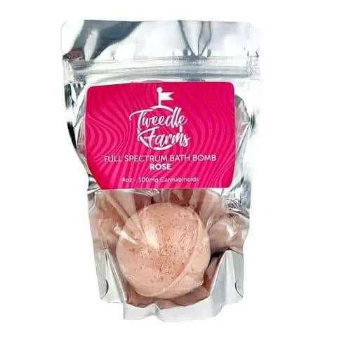 Rose CBD Bath Bombs