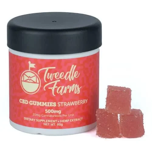 CBD Gummies - 500mg, Strawberry