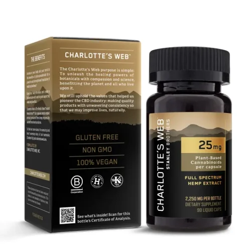 Charlotte's Web CBD oil Liquid Capsules