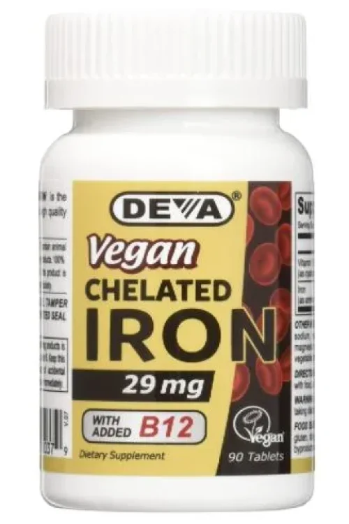Deva Vegan Chelated Iron 