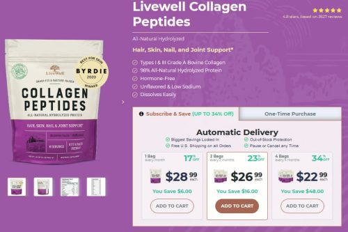 LiveWell Collagen Peptides Coupon Code