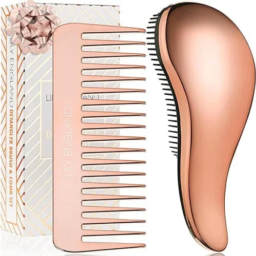 Detangler Hairbrush & Wide Tooth Comb 
