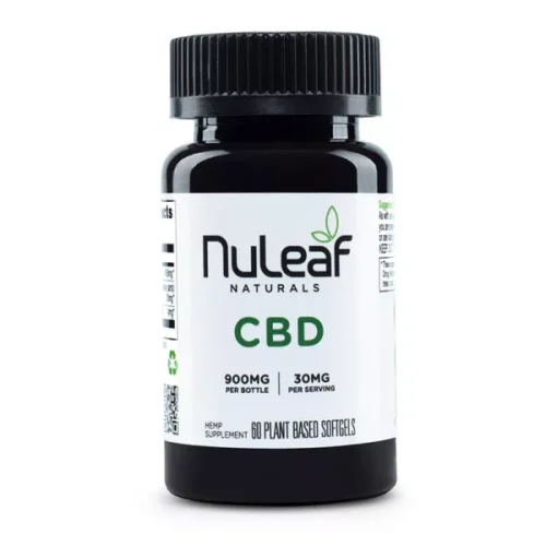 NuLeaf Naturals CBD capsules full-spectrum