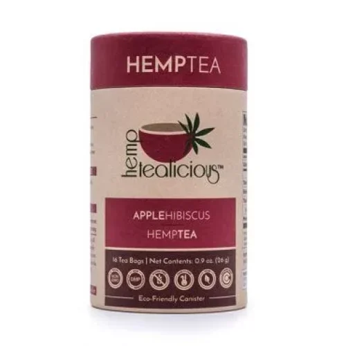 Pure Hemp Tea – Apple Hibiscus Flavor