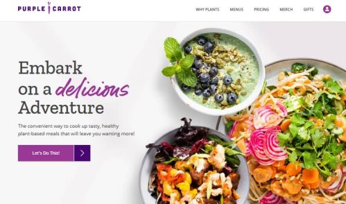 Exclusive Purple Carrot Discount coupon
