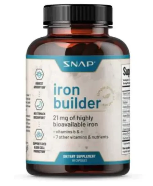 Snap Iron Builder with Vitamins B & C Absorption Boosters 