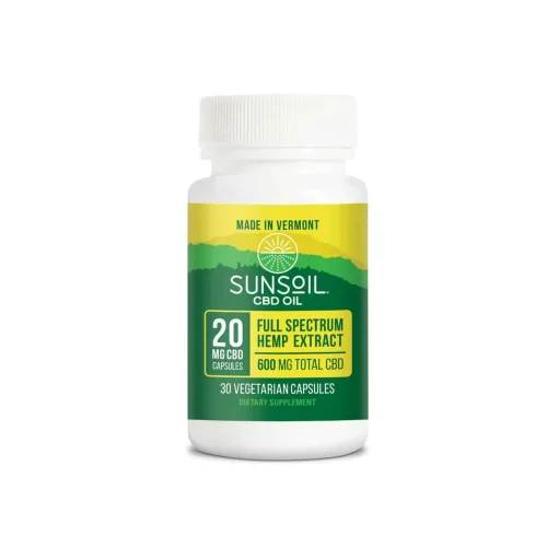 Sunsoil CBD Vegan Capsules 