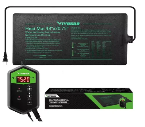 VIVOSUN Seedling Heat Mat Digital Thermostat Combo
